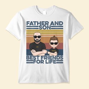 Father And Son Best Friends For Life - Personalized Shirt