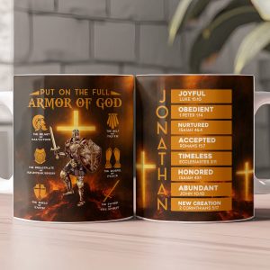 Put On The Full Armor Of God - Personalized Mug
