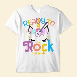 Ready To Rock, Unicorn Custom Shirt & Youth Tee, Gift For Your Kids